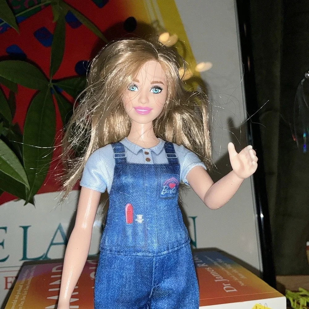 Barbie Curvy 65TH Anniversary CAREER FARM VETERINARIAN DOLL Overalls Boots